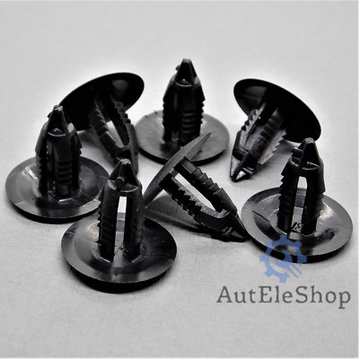10x Befestigung Clips Verkleidung Klips Halter Universal 8mm 