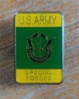 VINTAGE US ARMY SPECIAL FORCES  LAPEL HAT PIN BADGE — photo 1
