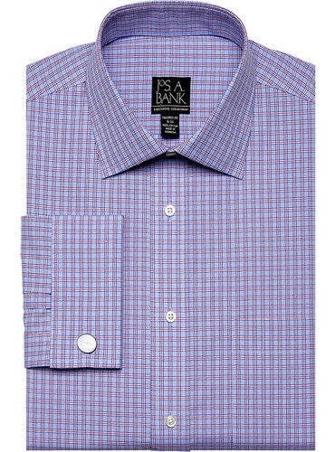 Bank Mens Tailored Fit Dress Shirt Size 