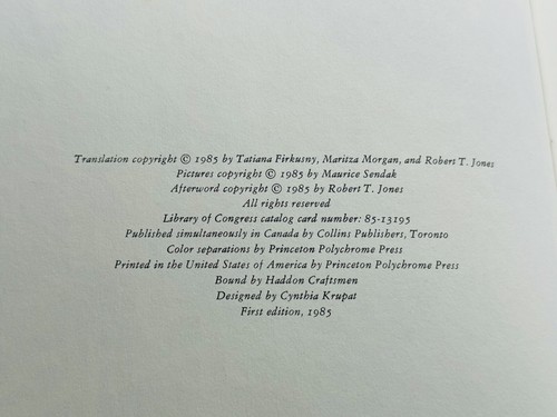 4 Maurice Sendak HBDJ Books 1st Ed - Dear Mili, Miami Giant, We Are All & Vixen - Picture 6 of 11