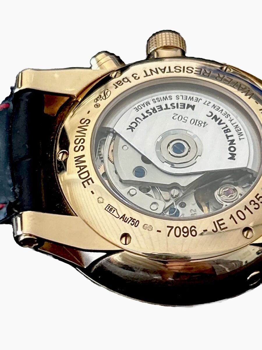 MontBlanc Meisterstuck 18k Solid Gold Automatic Chronograph MontBlanc Meisterstuck 18k Solid Gold Automatic Chronograph