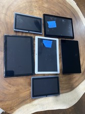 Lot 6 Android/windows Tablets Non Power As-Is For Repair Various Models 