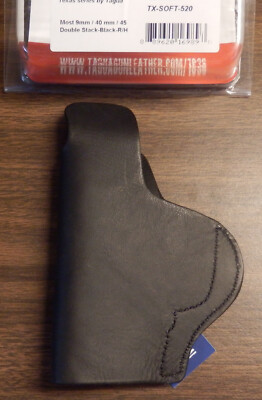 TAGUA 1836 Edition Model TX-SOFT-520 RH Black Most 9mm /40SW/45ACP Double Stack