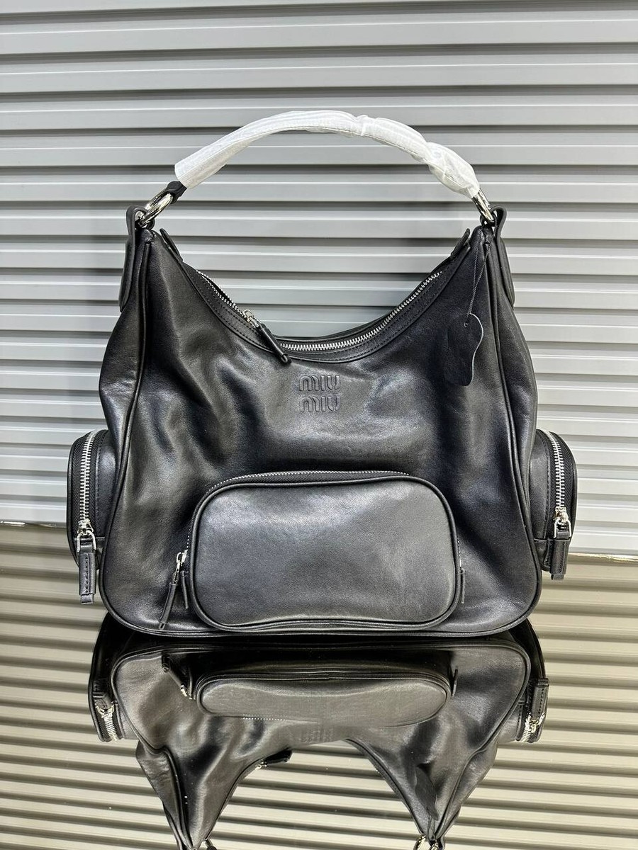 Miu Miu Nappa Leather Pocket Handbag | eBay Miu Miu Nappa Leather Pocket Handbag | eBay