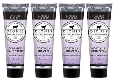 Dionis - Goat Milk Skincare Scented Hand Cream (1 oz) - Set of 4 Made in the USA
