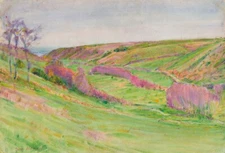 DODGE MACKNIGHT : Landscape, Gaspe Peninsula : Archival Art Print