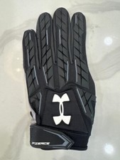 Under Armour Fierce Men's NFL Football Gloves Black Size 2XL MSRP $49.99