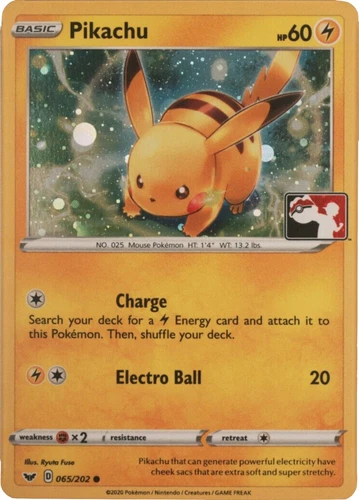 Pikachu 065/202 League & Championship Cards