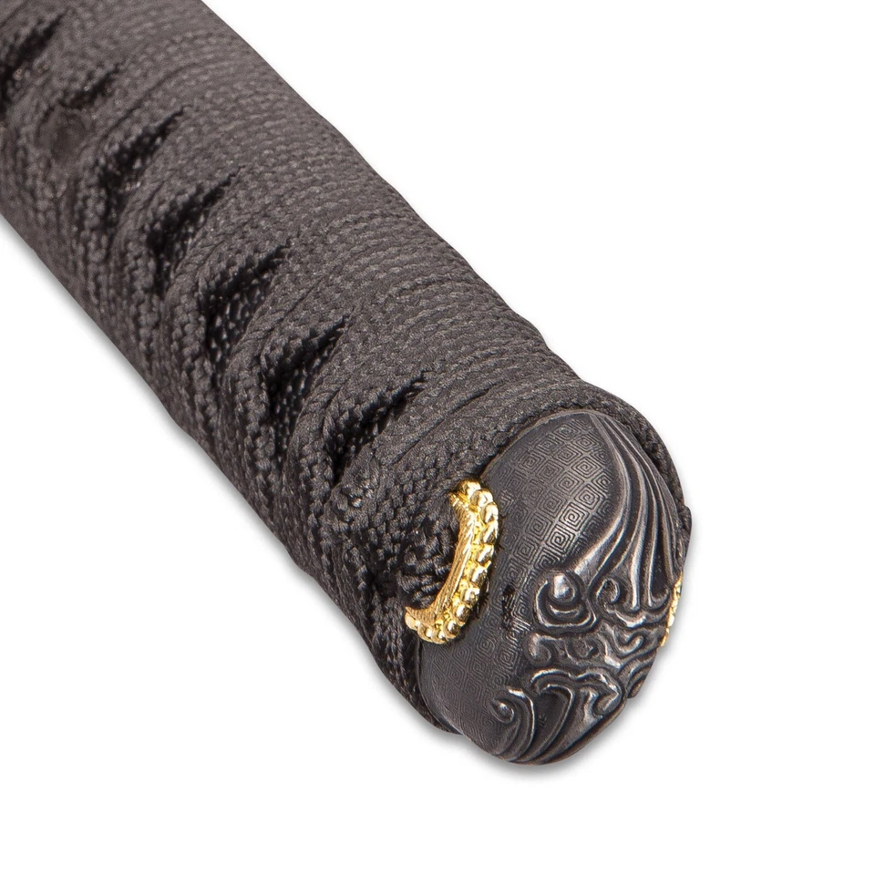 40" Fire Damascus Full Tang Samurai Katana Sword Japanese Ninja with Sheath - Image 3 of 4