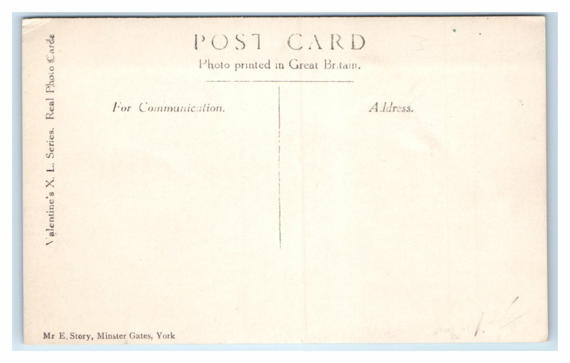 RPPC New York Tablet in Guildhall York Mr. E. Story England UK Postcard 