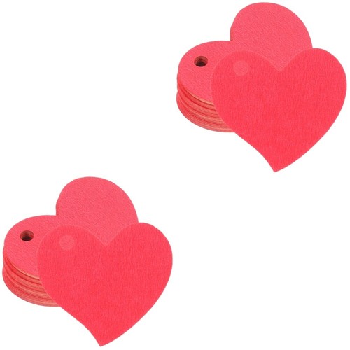 2 PCS Kraft Paper Tags for Gifts Heart Shaped Elevator Compact Cupcake