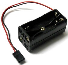 C1202-2 RC Battery Holder Case Box Pack 4 x AAA Compatible JR