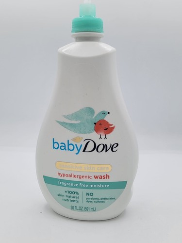 Baby Dove Sensitive Skin Care Baby Wash For Bath Time 20oz PUMP BROKEN