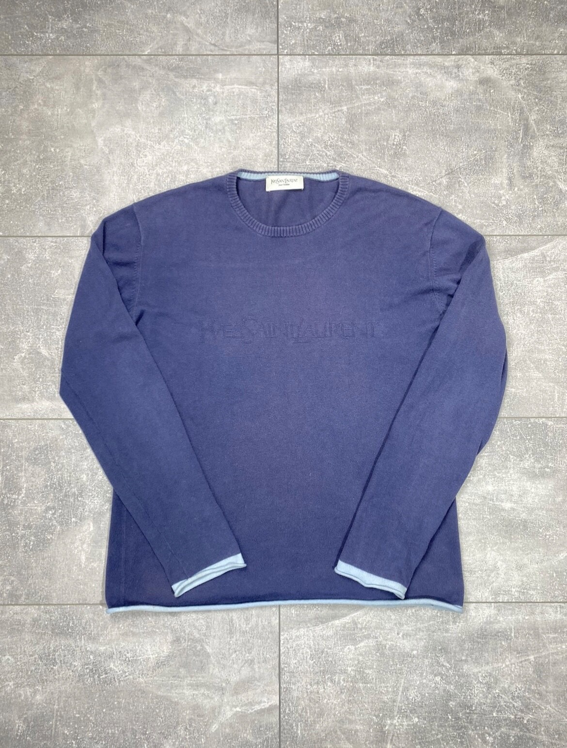 Maglione Yves Saint Laurent Grande Logo