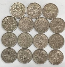 FLORIN / TWO SHILLINGS DATE RUN SETS FROM 1920 TO 1967 CHOOSE YOU DATE RUN