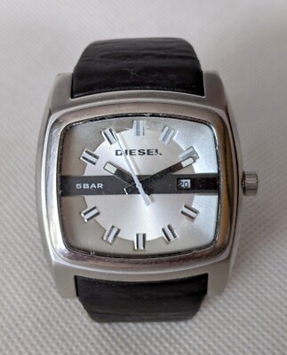 DIESEL ANTI-INTELLIGENT 5BAR 腕時計 DZ1894 Man: Crusher digital gray nylon watch | Diesel