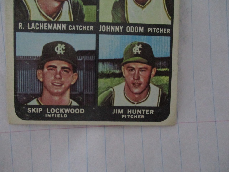 1965 Topps Jim "Catfish" Hunter Rookie Card eBay