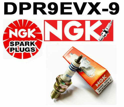 Bougies NGK DPR9EVX-9 x4 pour de longs voyages à moto en toute sérénité
