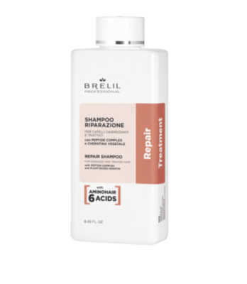 Brelil Repair Shampoo Damaged Treated Hair Women Care 250 ml./8.4 fl.oz.