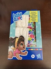 Baby Alive Doll Diaper Refill, Includes 4 Diapers, Toys Accessories - NEW
