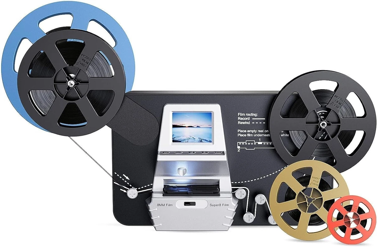 8mm Super 8 Reels to Digital Film Scanner Converter, Film