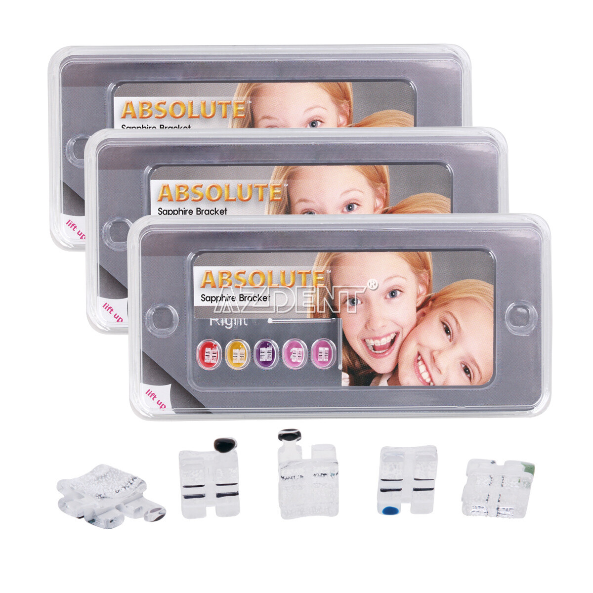 Brackets Con Ganci 3 4 5 Brackets Ortodontici In Ceramica Trasparente