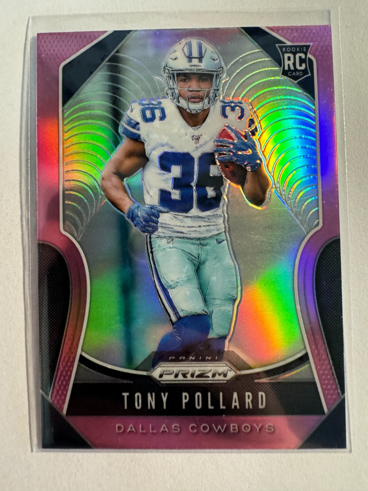 K204,466 - 2019 Panini Prizm Prizms Pink #339 Tony Pollard