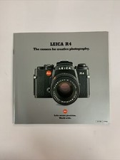 Leica R4 Camera Guide Booklet Vintage Camera Catalog