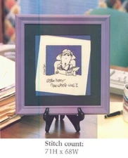 NOW WHERE WAS I  CROSS STITCH PATTERN ONLY - YD  EEUQ