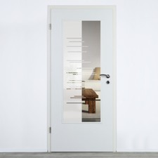 Verglasung Glaseinsatz für Holztüren Klarglas mit Dekor Lichtausschnitt 