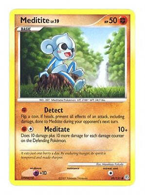 Pokemon Diamond & Pearl  89/130 Common Card - Meditite
