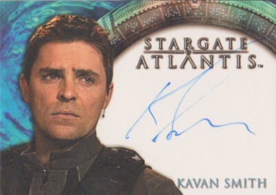 2006 STARGATE ATLANTIS SEASON 2 KAVAN SMITH AS MAJOR LORNE AUTOGRAPH CARD