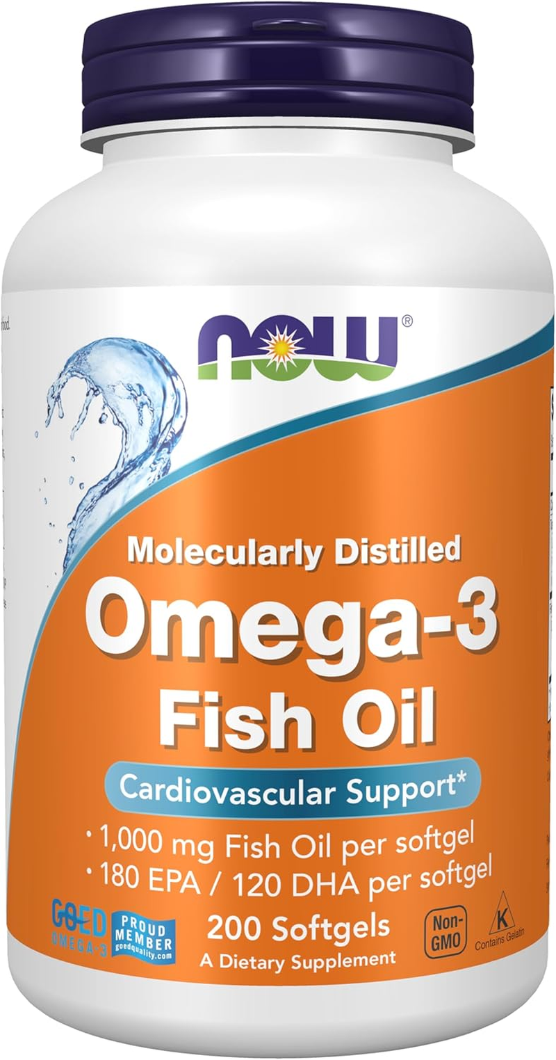 Supplements, Omega-3 180 EPA / 120 DHA, Molecularly Distilled, Cardiovascular Su