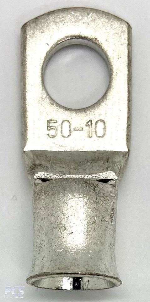 Copper Lug Battery Welding Cable Connector Tube Terminal Ring Crimp ALL SIZES UK - Image 2 of 4