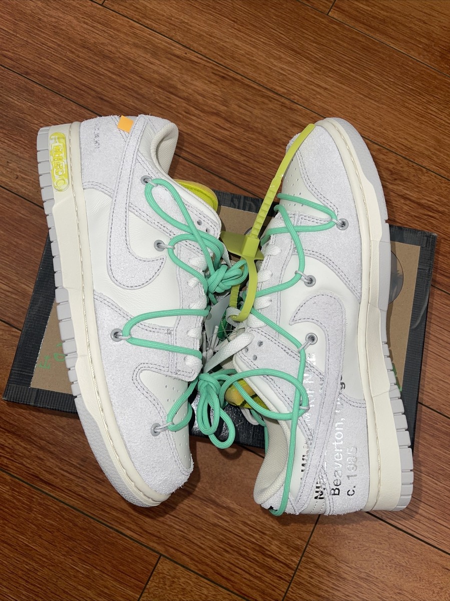 Nike x Off-White Dunk Low 'Lot 14 Of 50' size 8.5 195240903195| eBay