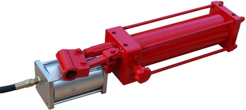 Werkstattpresse Satz 30T Hydraulikpumpe Druckluft Hydraulikzylinder Manometer - Bild 4 von 7
