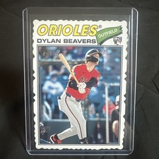 Dylan Beavers RC 2026 Heritage  - Deckle Edge  - #48  Orioles