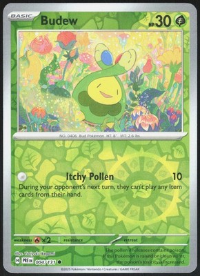 Budew Reverse Holo SV: Prismatic Evolutions 004/131