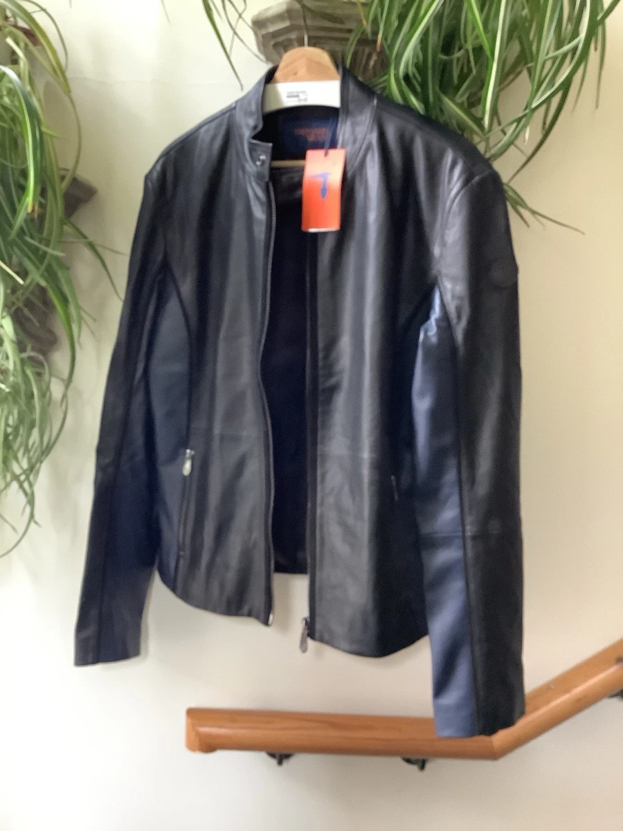 Trussardi Leather Outer Shell Coats, Jackets & Vests for Men for