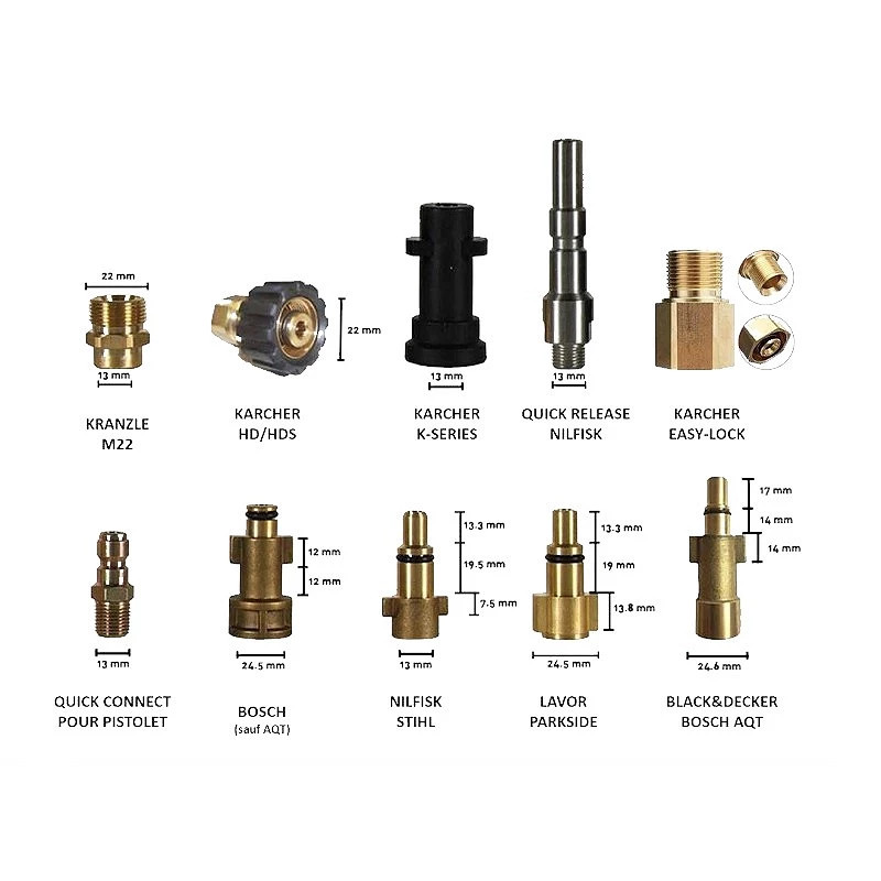 Canon à mousse Venturi Alchimy7 haute précision jet réglable Karcher Easy