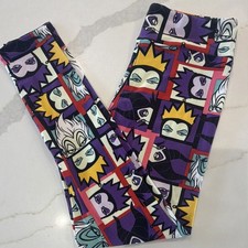 LuLaRoe Disney Villains OS Leggings Women's Ursula Maleficent