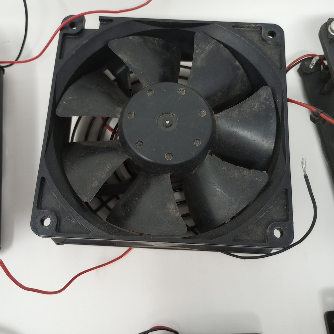 Lot Of 10 Assorted Electronic Component Cooling Fans (Sunon, NMB, Evercool, TRW)