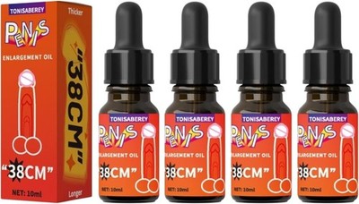 4x Enlarge Growth Oil Enlarging Massage Oil Increase Size Girth & Length for Men