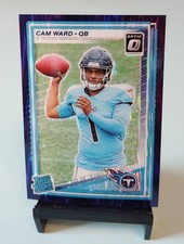 2025 Panini Donruss Optic Cam Ward RC Rated Rookie Purple Shock Prizm #293