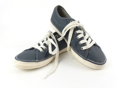 S. Oliver unisex Schuhe Sneaker Schnürschuhe geprägtes Leder blau Gr. 39 (15345)