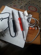 2 x vintage Soldering irons WELLER 25 and HENLEY SOLON