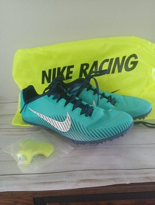 Nike Zoom Rival M Track Shoes Spikes Size 7.5  Eu39.5  Teal Women s
