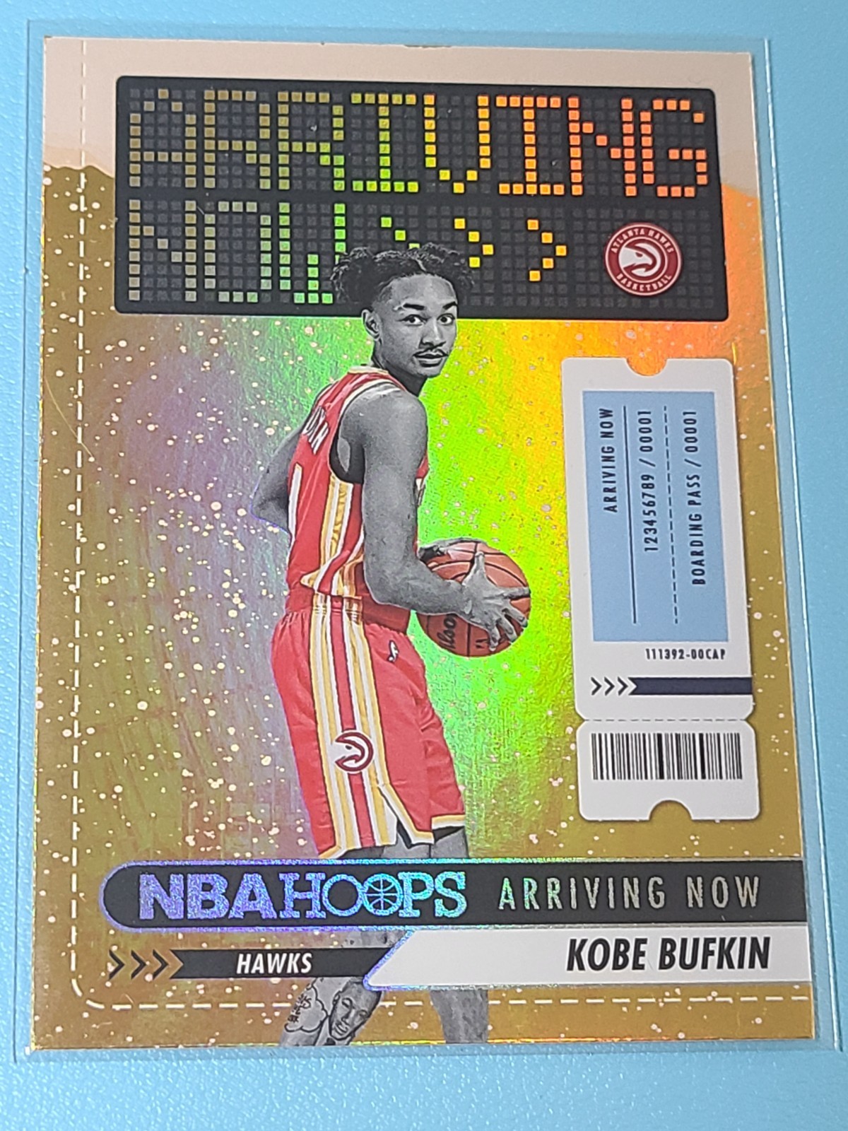 Kobe Bufkin 2023-24 NBA Hoops Arriving Now Holo Winter Holiday Rookie #23