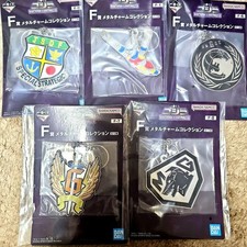 Godzilla Ichiban Kuji F Metal Charm Collection 5 Piece Set Official Japan Rare