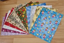 13 x A4 Deko-Karton, weihnachtliche Motive 